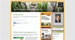 Desktop Screenshot of nonprofitfundraisingblog.com